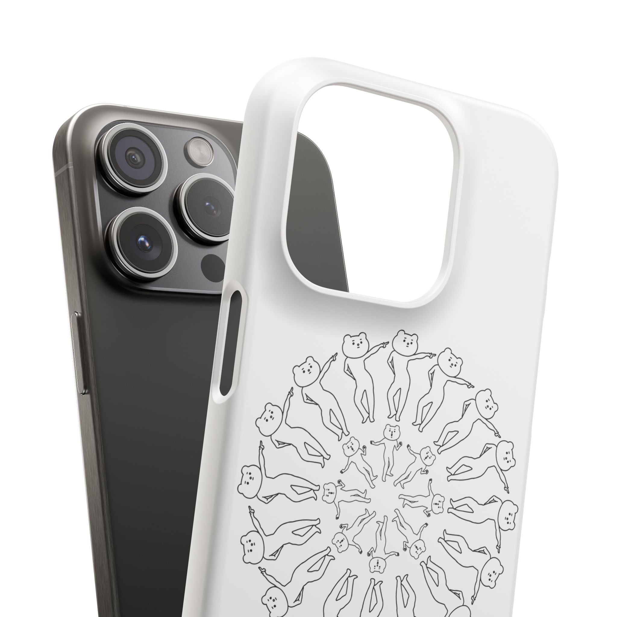 Betakkuma Swirl Pattern Phone Case